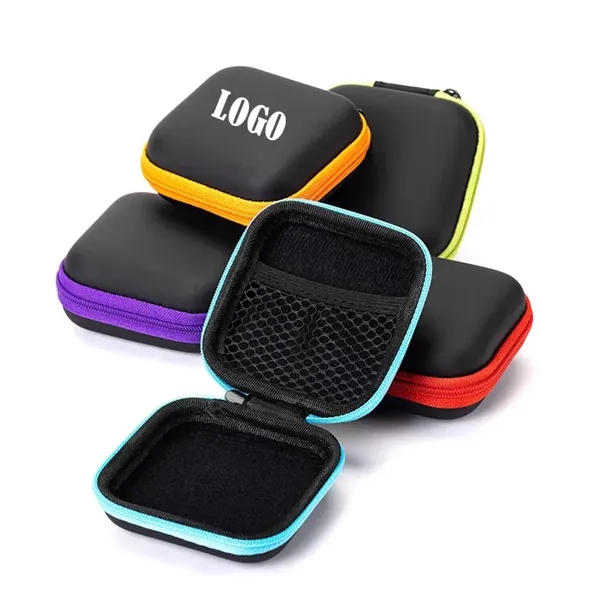 Square Earbud Case Portable - Square Earbud Case Portable - Image 0 of 2