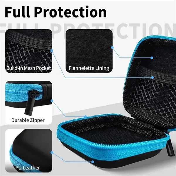 Square Earbud Case Portable - Square Earbud Case Portable - Image 2 of 2