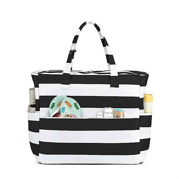 Waterproof Tote Bag with Zipper - Waterproof Tote Bag with Zipper - Image 2 of 4