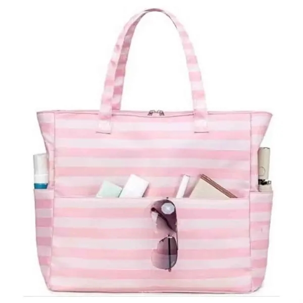 Waterproof Tote Bag with Zipper - Waterproof Tote Bag with Zipper - Image 4 of 4