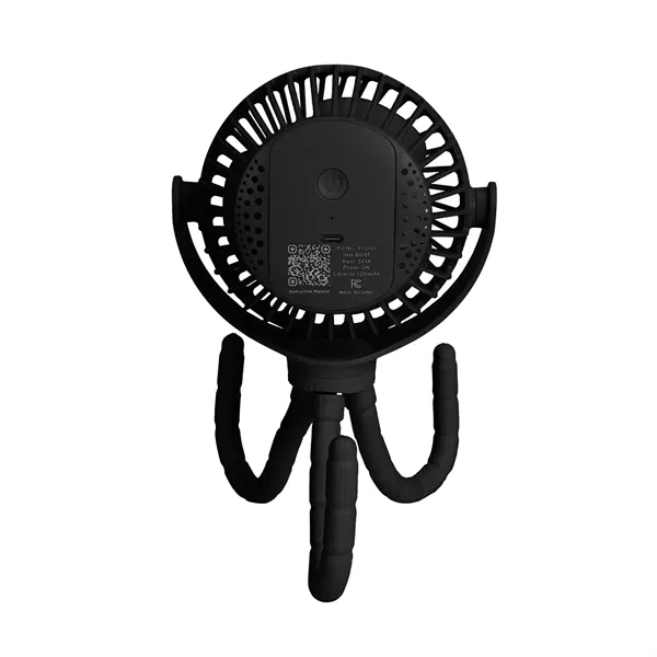Portable Rechargeable Fan With Flexible Tripod - Portable Rechargeable Fan With Flexible Tripod - Image 1 of 2