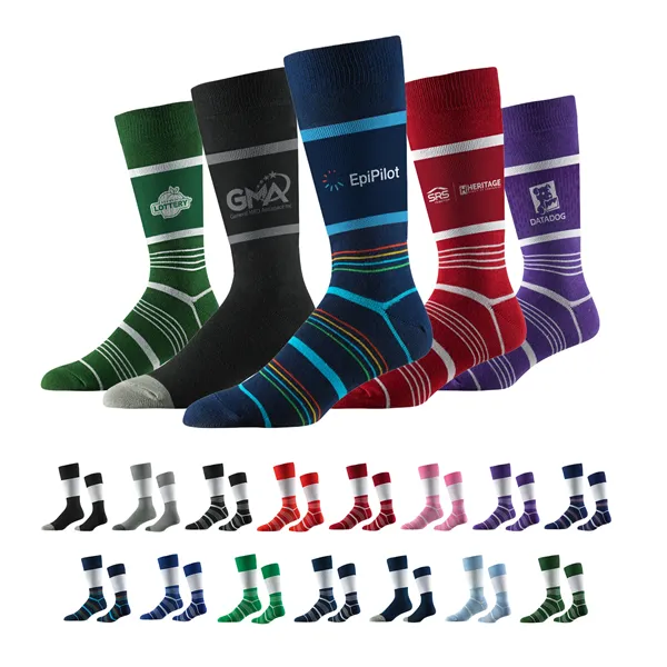 Printed Dress Sock - Printed Dress Sock - Image 0 of 42