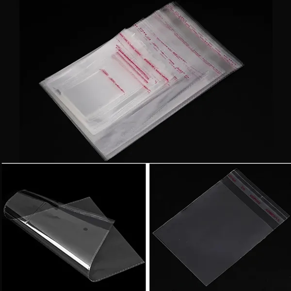 Clear Self-Sealing OPP Bags - Clear Self-Sealing OPP Bags - Image 1 of 4