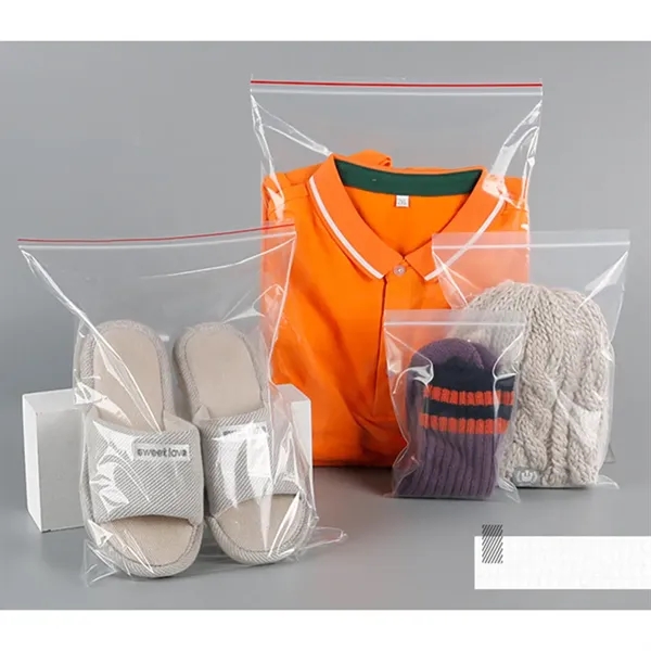 Heavy Duty Resealable Ziplock Plastic Bag - Heavy Duty Resealable Ziplock Plastic Bag - Image 3 of 4