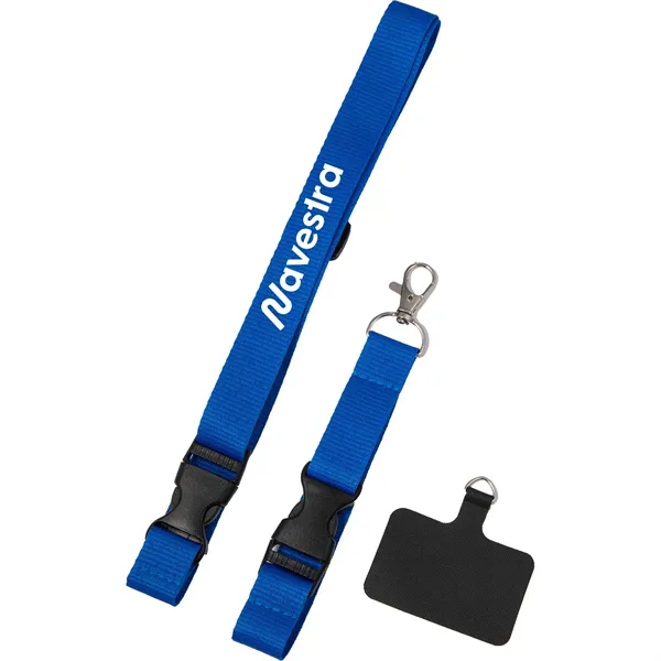 Adjustable Recycled Phone Lanyard - Adjustable Recycled Phone Lanyard - Image 0 of 2