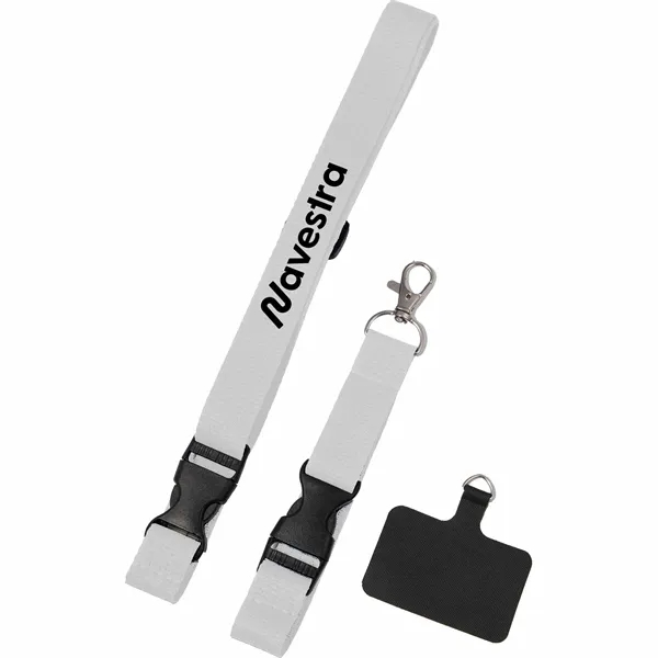 Adjustable Recycled Phone Lanyard - Adjustable Recycled Phone Lanyard - Image 2 of 2