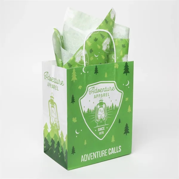 Standard White Handle Shoppers with Tissue Paper Bundle - Standard White Handle Shoppers with Tissue Paper Bundle - Image 2 of 3