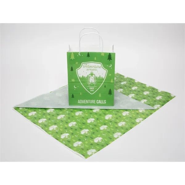 Standard White Handle Shoppers with Tissue Paper Bundle - Standard White Handle Shoppers with Tissue Paper Bundle - Image 3 of 3