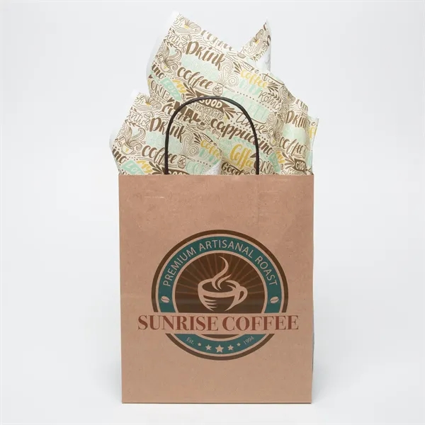 Standard Natural Handle Shoppers with Tissue Paper Bundle - Standard Natural Handle Shoppers with Tissue Paper Bundle - Image 0 of 3