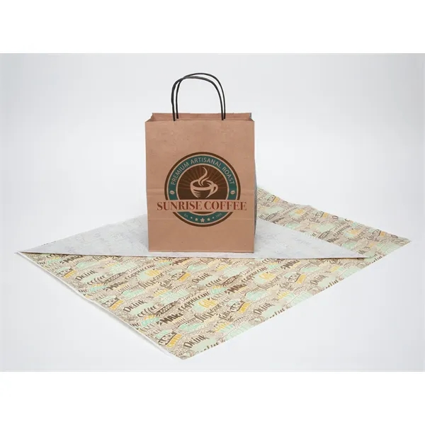 Standard Natural Handle Shoppers with Tissue Paper Bundle - Standard Natural Handle Shoppers with Tissue Paper Bundle - Image 3 of 3
