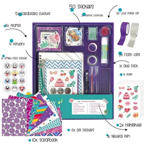 Purple Journal Gift Set - Purple Journal Gift Set - Image 0 of 2