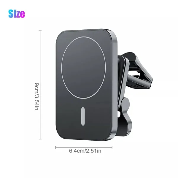 Magnetic Car Wireless Charger Mount Holder - Magnetic Car Wireless Charger Mount Holder - Image 1 of 4