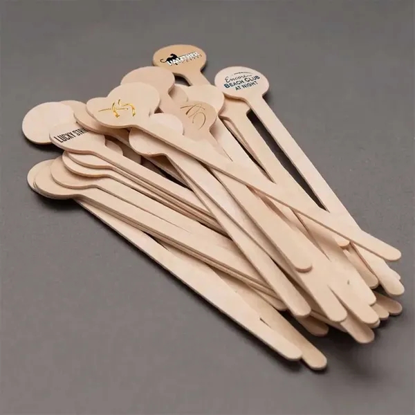 Wooden Shaped Stir Sticks - Wooden Shaped Stir Sticks - Image 2 of 12