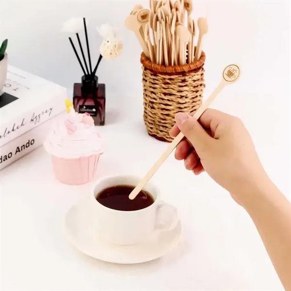Wooden Shaped Stir Sticks - Wooden Shaped Stir Sticks - Image 7 of 12
