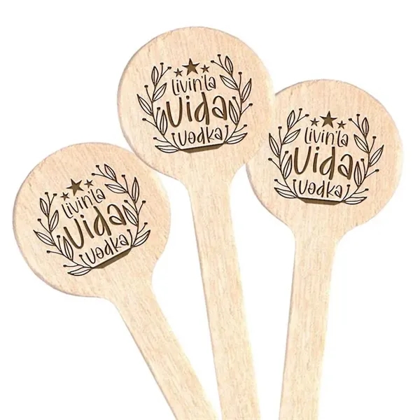 Wooden Shaped Stir Sticks - Wooden Shaped Stir Sticks - Image 10 of 12