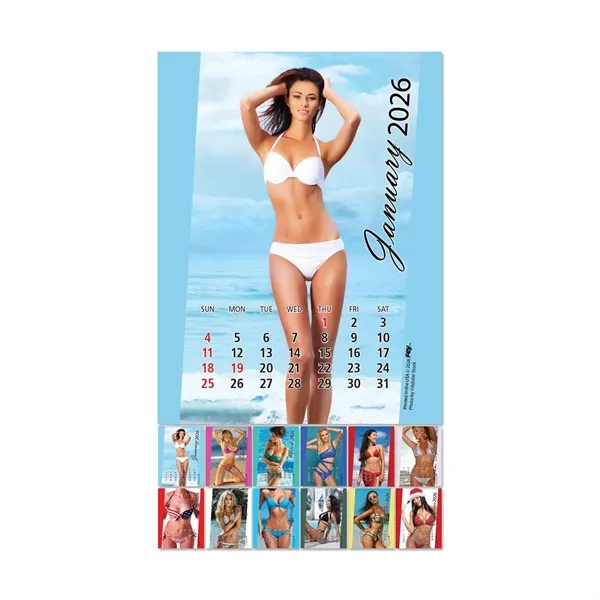 Adhesive Peel-N-Stick® Calendar - Swimsuit Pad - Adhesive Peel-N-Stick® Calendar - Swimsuit Pad - Image 3 of 3