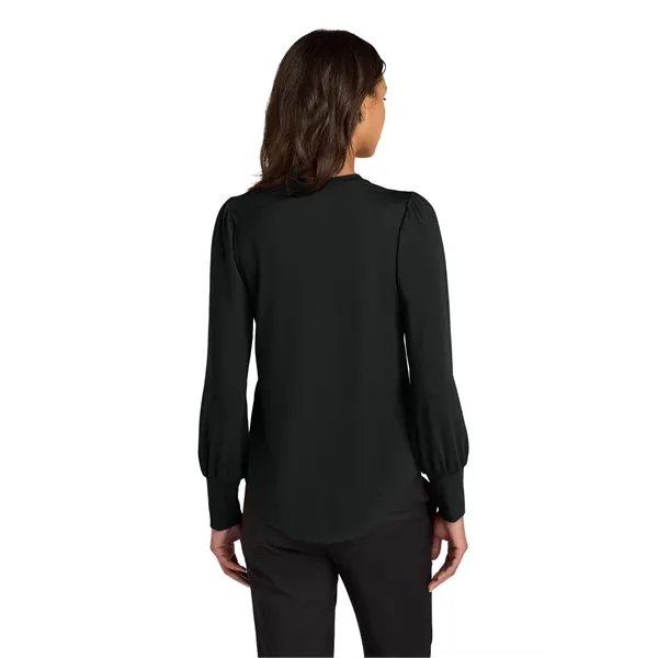 Mercer+Mettle Women's Stretch Jersey Long Sleeve Blouson Top - Mercer+Mettle Women's Stretch Jersey Long Sleeve Blouson Top - Image 1 of 19