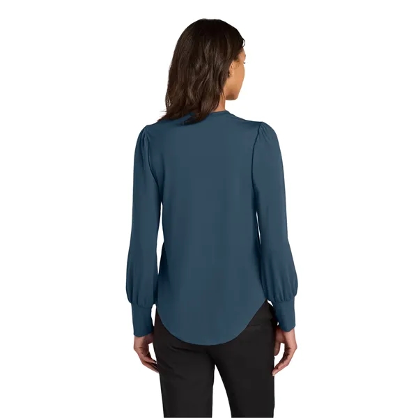 Mercer+Mettle Women's Stretch Jersey Long Sleeve Blouson Top - Mercer+Mettle Women's Stretch Jersey Long Sleeve Blouson Top - Image 5 of 19