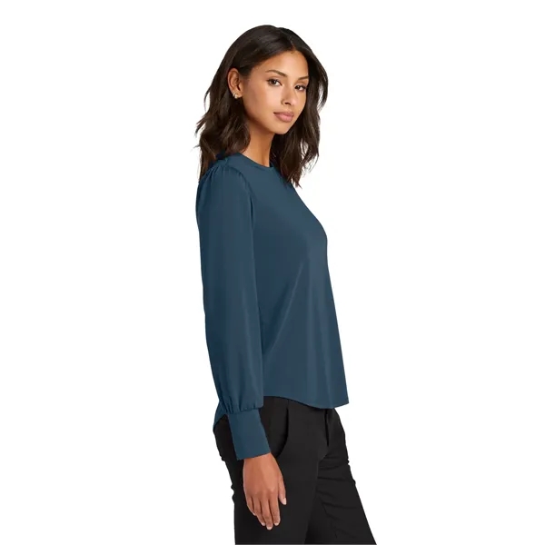 Mercer+Mettle Women's Stretch Jersey Long Sleeve Blouson Top - Mercer+Mettle Women's Stretch Jersey Long Sleeve Blouson Top - Image 6 of 19