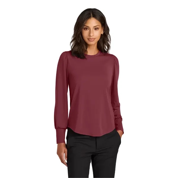 Mercer+Mettle Women's Stretch Jersey Long Sleeve Blouson Top - Mercer+Mettle Women's Stretch Jersey Long Sleeve Blouson Top - Image 9 of 19