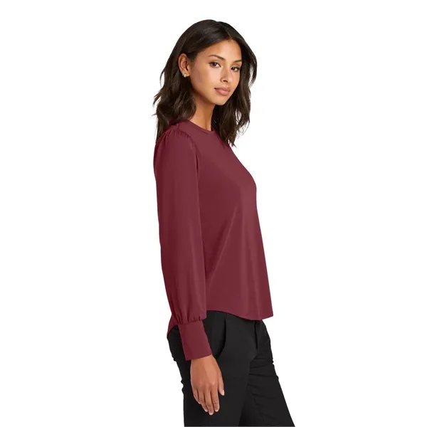 Mercer+Mettle Women's Stretch Jersey Long Sleeve Blouson Top - Mercer+Mettle Women's Stretch Jersey Long Sleeve Blouson Top - Image 11 of 19