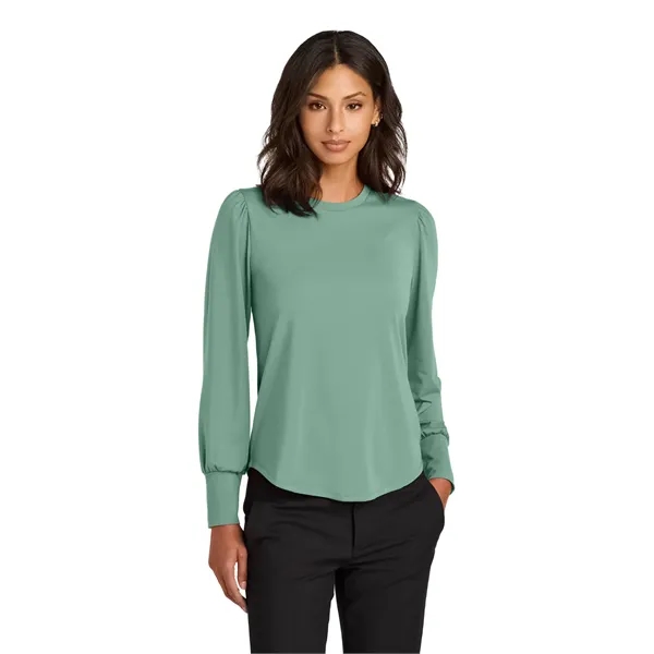 Mercer+Mettle Women's Stretch Jersey Long Sleeve Blouson Top - Mercer+Mettle Women's Stretch Jersey Long Sleeve Blouson Top - Image 14 of 19