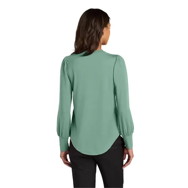 Mercer+Mettle Women's Stretch Jersey Long Sleeve Blouson Top - Mercer+Mettle Women's Stretch Jersey Long Sleeve Blouson Top - Image 15 of 19