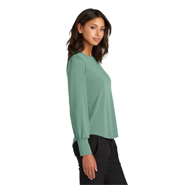 Mercer+Mettle Women's Stretch Jersey Long Sleeve Blouson Top - Mercer+Mettle Women's Stretch Jersey Long Sleeve Blouson Top - Image 16 of 19