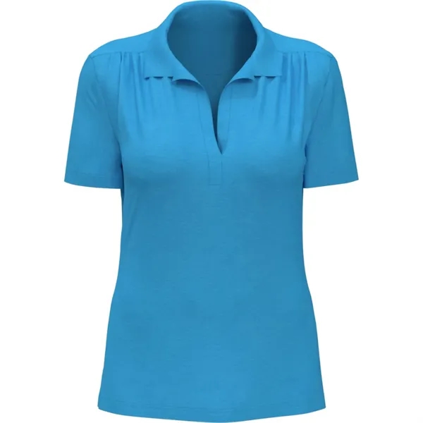 Callaway® Tonal Performance Women's Corporate Polo Shirt - Callaway® Tonal Performance Women's Corporate Polo Shirt - Image 4 of 6