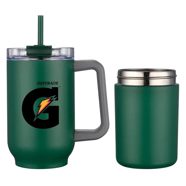Aqueduct-XI 22 Oz. Can Cooler Travel Tumbler (Double Walled) - Aqueduct-XI 22 Oz. Can Cooler Travel Tumbler (Double Walled) - Image 3 of 10