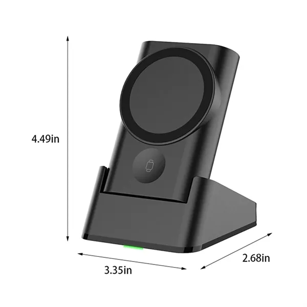 5000mAh 3 in 1 magnetic wireless charging mobile power bank - 5000mAh 3 in 1 magnetic wireless charging mobile power bank - Image 1 of 4