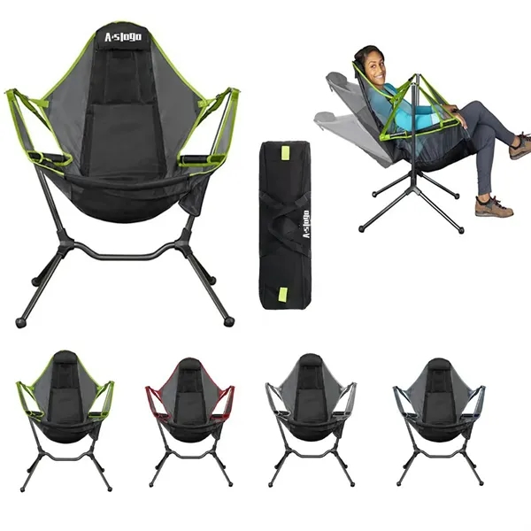 Folding Relaxed Outdoor Camping Rocking Chairr - Folding Relaxed Outdoor Camping Rocking Chairr - Image 0 of 3