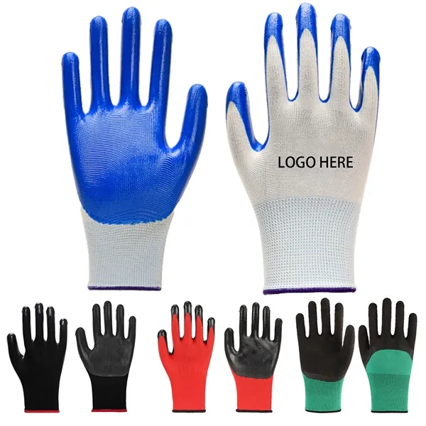 Nitrile Rubber Coated Glove  Custom Construction Supplies - Nitrile Rubber Coated Glove  Custom Construction Supplies - Image 0 of 6