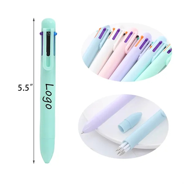 6 in 1 Color Press Ballpoint Pen - 6 in 1 Color Press Ballpoint Pen - Image 1 of 1