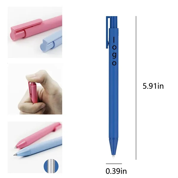 Black Bullet Tip Press Ballpoint Pen - Black Bullet Tip Press Ballpoint Pen - Image 1 of 1