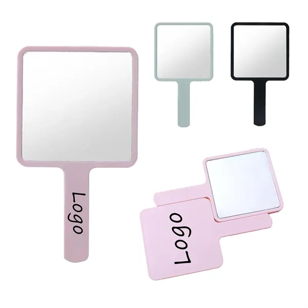 Handheld Square Makeup Mirror - Handheld Square Makeup Mirror - Image 0 of 1