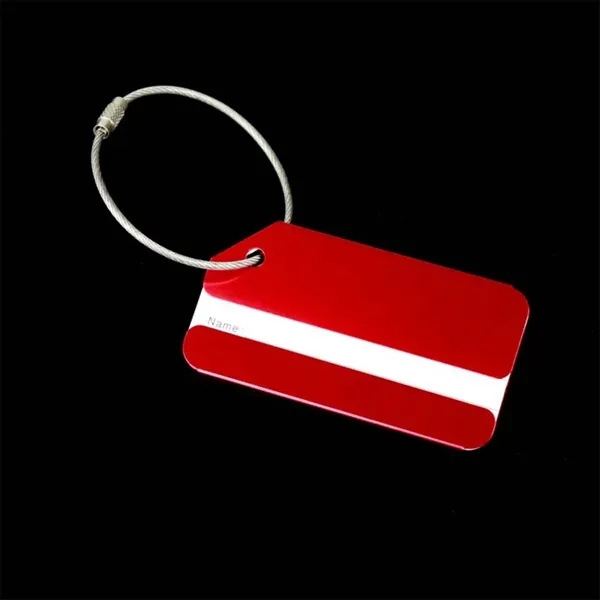 Aluminum Luggage Tag - Aluminum Luggage Tag - Image 2 of 4