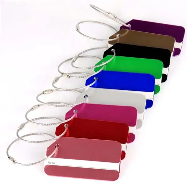 Aluminum Luggage Tag - Aluminum Luggage Tag - Image 3 of 4