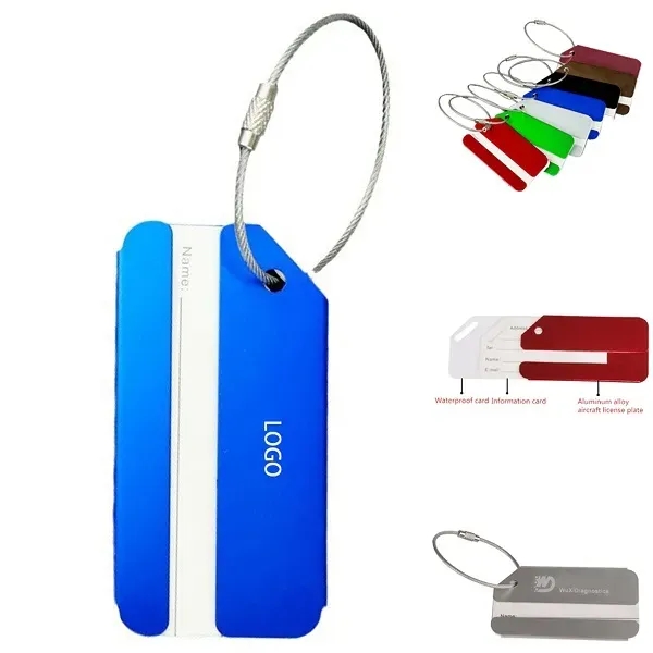 Aluminum Luggage Tag - Aluminum Luggage Tag - Image 0 of 4