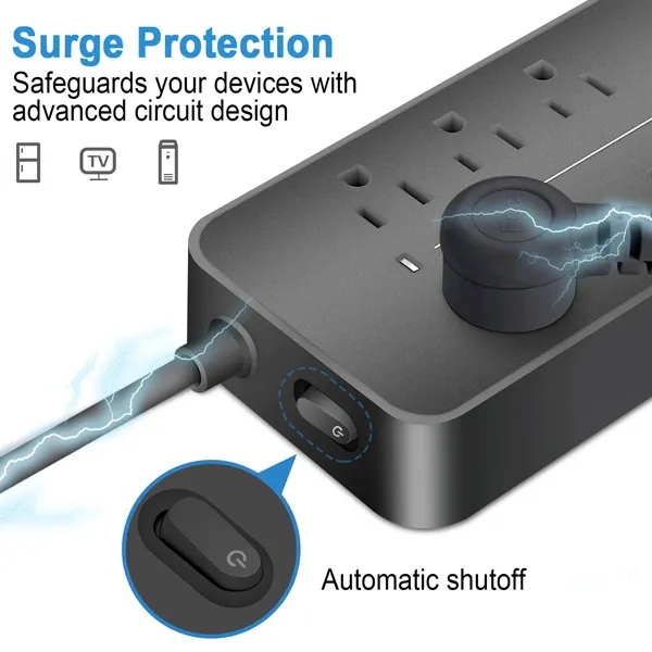 Multi-Plug Power Strip - Multi-Plug Power Strip - Image 3 of 4