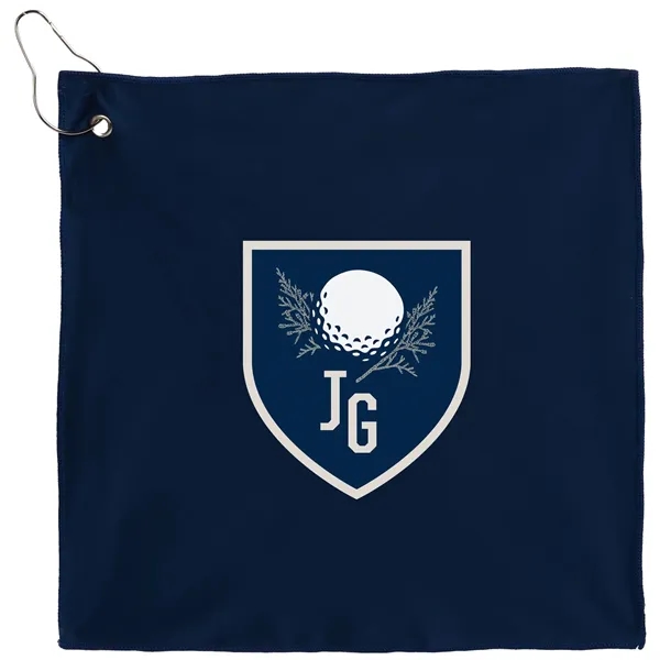 12" x 12" Recycled 200g Microfiber Towel - 12" x 12" Recycled 200g Microfiber Towel - Image 0 of 1