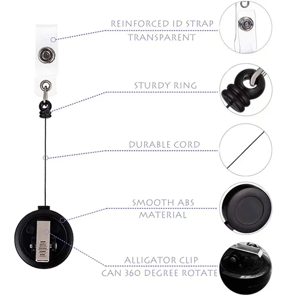 Retractable Badge Holder - Retractable Badge Holder - Image 2 of 4