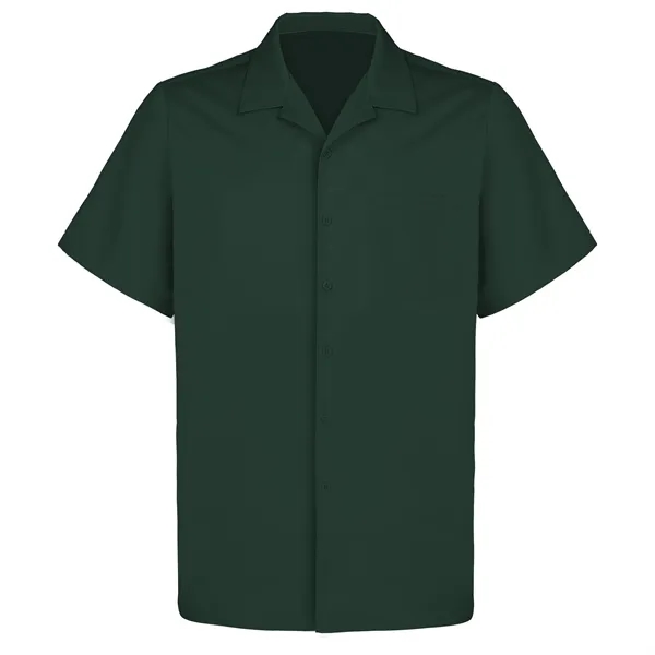 Cuban Collar Men'S Short Sleeve Woven Shirt - Cuban Collar Men'S Short Sleeve Woven Shirt - Image 2 of 6