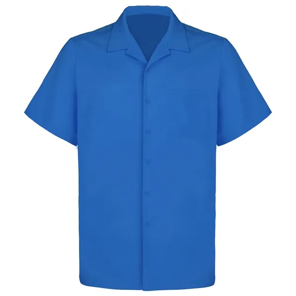 Cuban Collar Men'S Short Sleeve Woven Shirt - Cuban Collar Men'S Short Sleeve Woven Shirt - Image 4 of 6