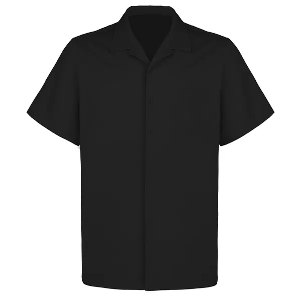 Cuban Collar Men'S Short Sleeve Woven Shirt - Cuban Collar Men'S Short Sleeve Woven Shirt - Image 5 of 6