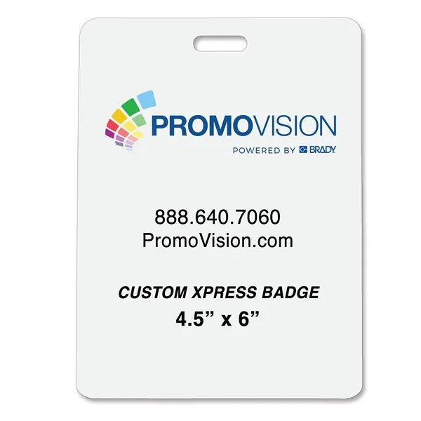Mega Xpress Permanent Event Name Badges with Pouch, 4.5 x 6" - Mega Xpress Permanent Event Name Badges with Pouch, 4.5 x 6" - Image 2 of 4