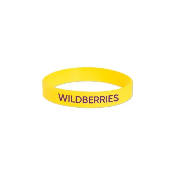Custom Silkscreen Silicone Band Bracelet - Custom Silkscreen Silicone Band Bracelet - Image 0 of 0