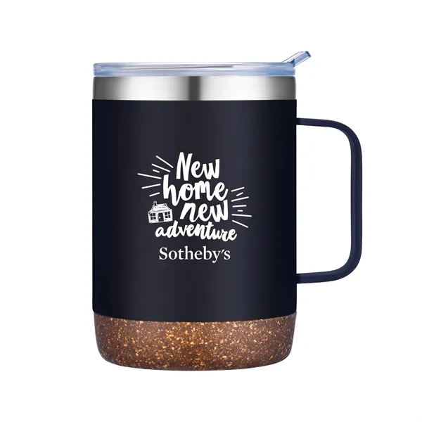 Custom 12 oz. Vacuum Mug with Cork Bottom