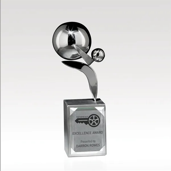 Dexterity Award - Satin & Mirrored Stainless Steel - Dexterity Award - Satin & Mirrored Stainless Steel - Image 1 of 1