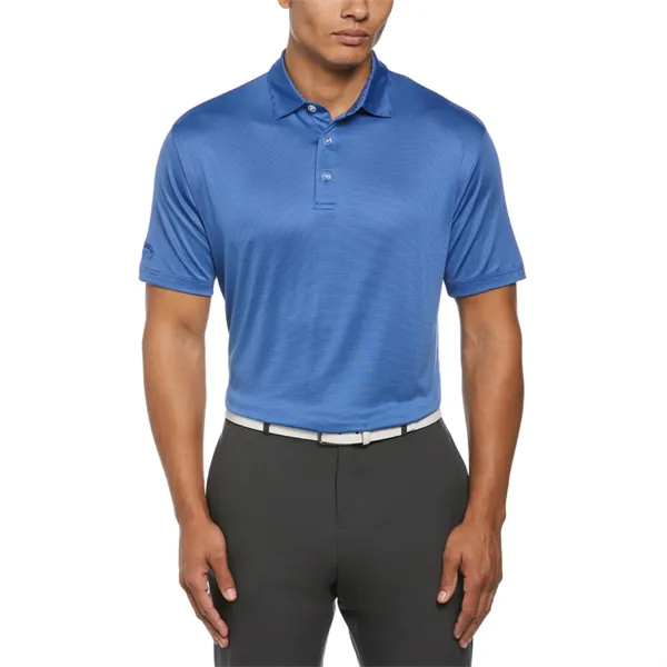 Callaway® Moisture Wicking Fine Line Stripe Men's Polo Shirt - Callaway® Moisture Wicking Fine Line Stripe Men's Polo Shirt - Image 0 of 6